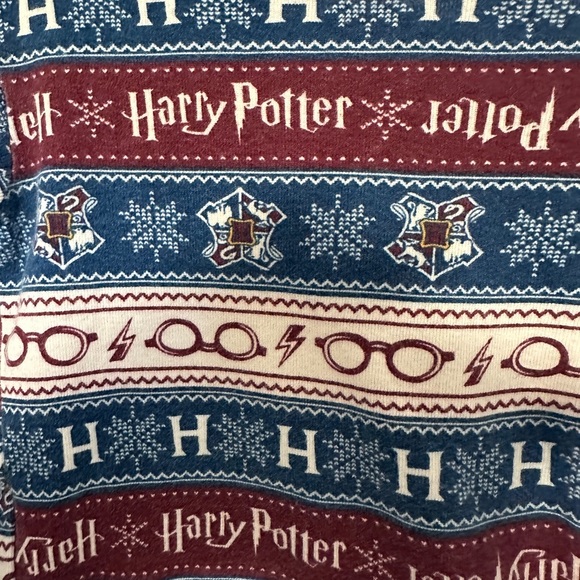 Harry Potter Toddler Long Sleeve Pyjama Set Blue Maroon Size 18 months - Picture 3 of 6